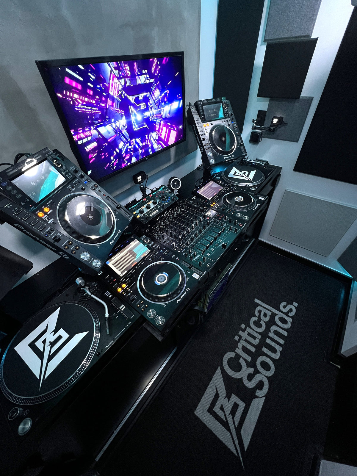 Combo Cabina DJ PRO - Práctica: vista completa de la cabina